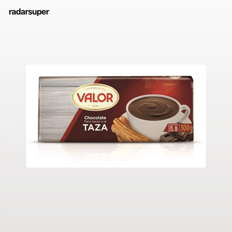 Chocolate sin gluten Valor 300g a la taza