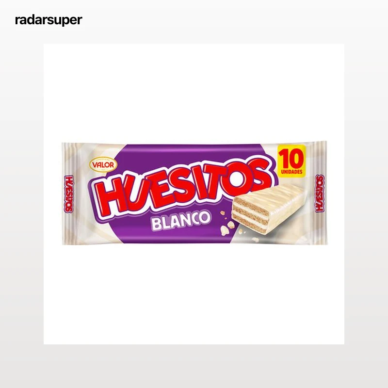 Chocolatina de chocolate blanco Huesitos Pack 10