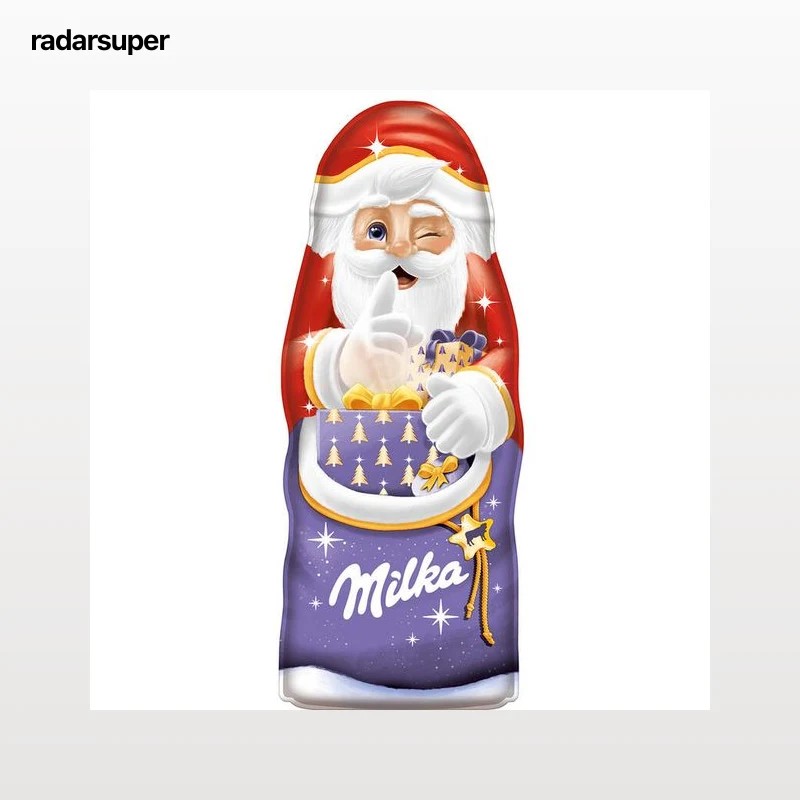 Chocolatina figura papá noel Milka 45g