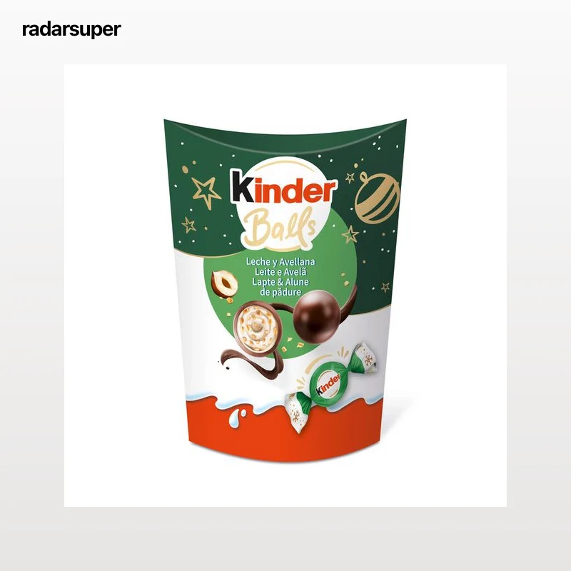 Chocolatina con leche y avellanas Kinder Balls 164g