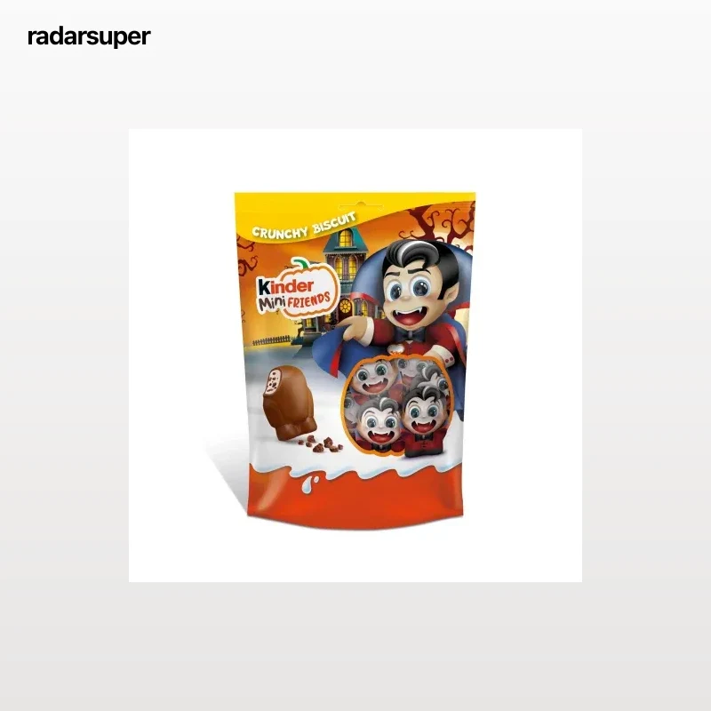 Chocolatina rellena de galleta crujiente Kinder Happy Halloween 122 g.