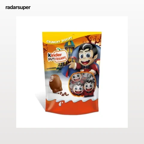 Chocolatina rellena de galleta crujiente Kinder Happy Halloween 122 g.