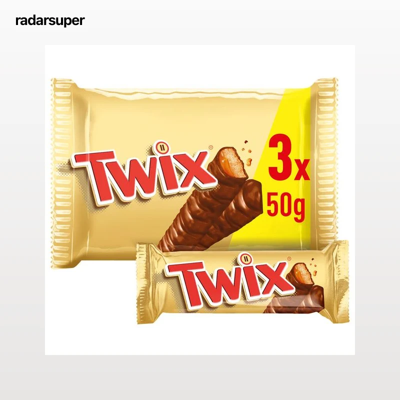 Chocolatina Twix 3 unidades 150g