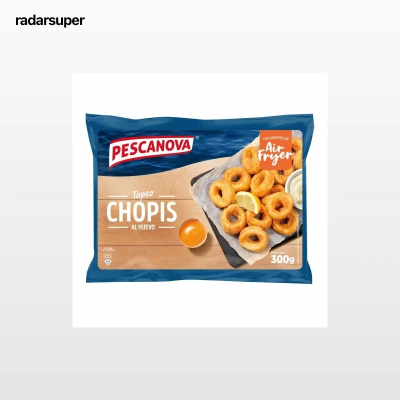 Chopirones rebozados al huevo Pescanova 300 g.