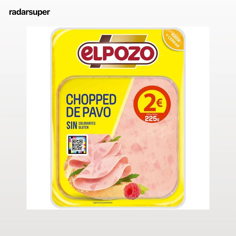 Chopped de pavo ElPozo 225 gr