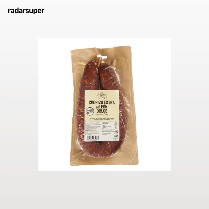 Chorizo de léon De Nuestra Tierra 450 g.