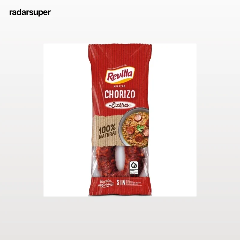 Chorizo extra dulce de pueblo en sarta Revilla sin gluten 250 g