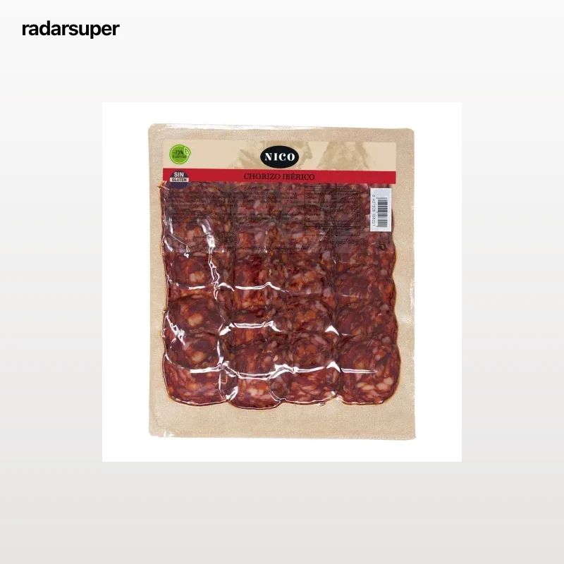 Chorizo ibérico en lonchas Nico sin gluten 90 g
