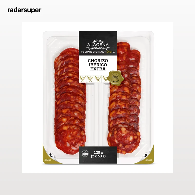 Chorizo ibérico extra Dia Nuestra Alacena 2 x 60 g