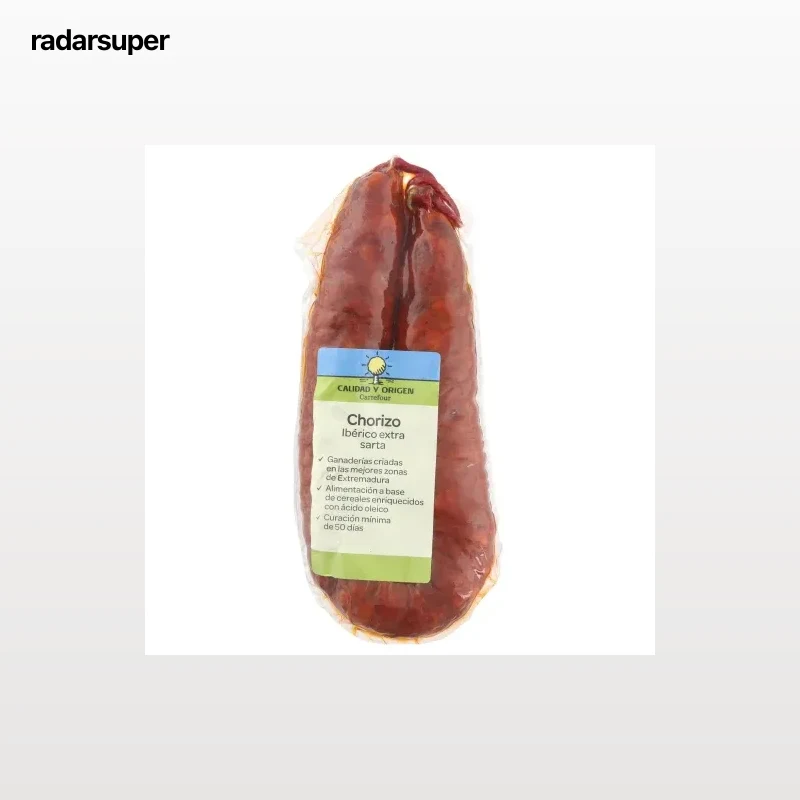 Chorizo ibérico extra en sarta Círculo de Calidad 300 g