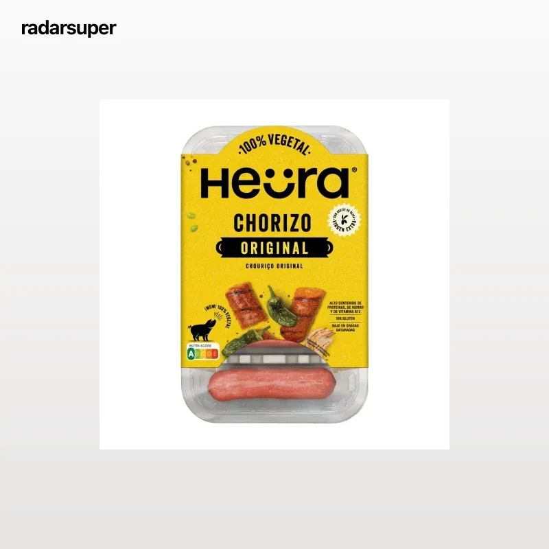 Chorizo original Heura sin gluten 216 g.
