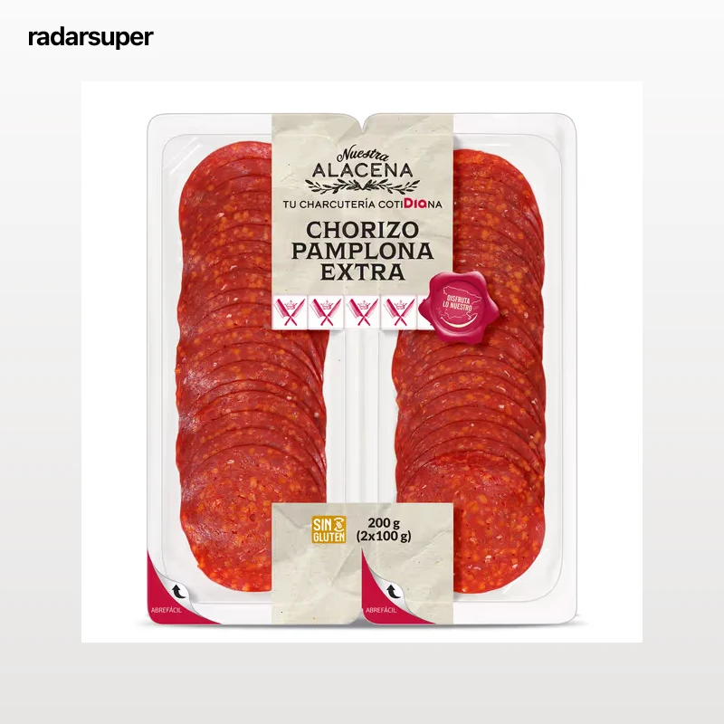 Chorizo de pamplona extra Dia Nuestra Alacena 2 x 100 g