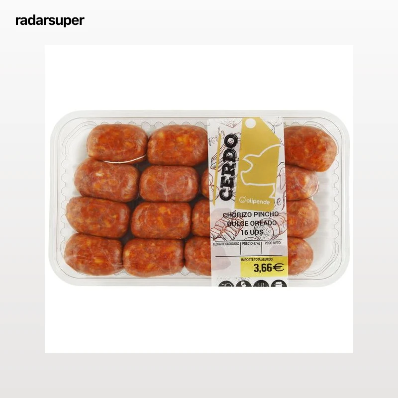 Chorizo pincho dulce Alipende 300g aproximadamente