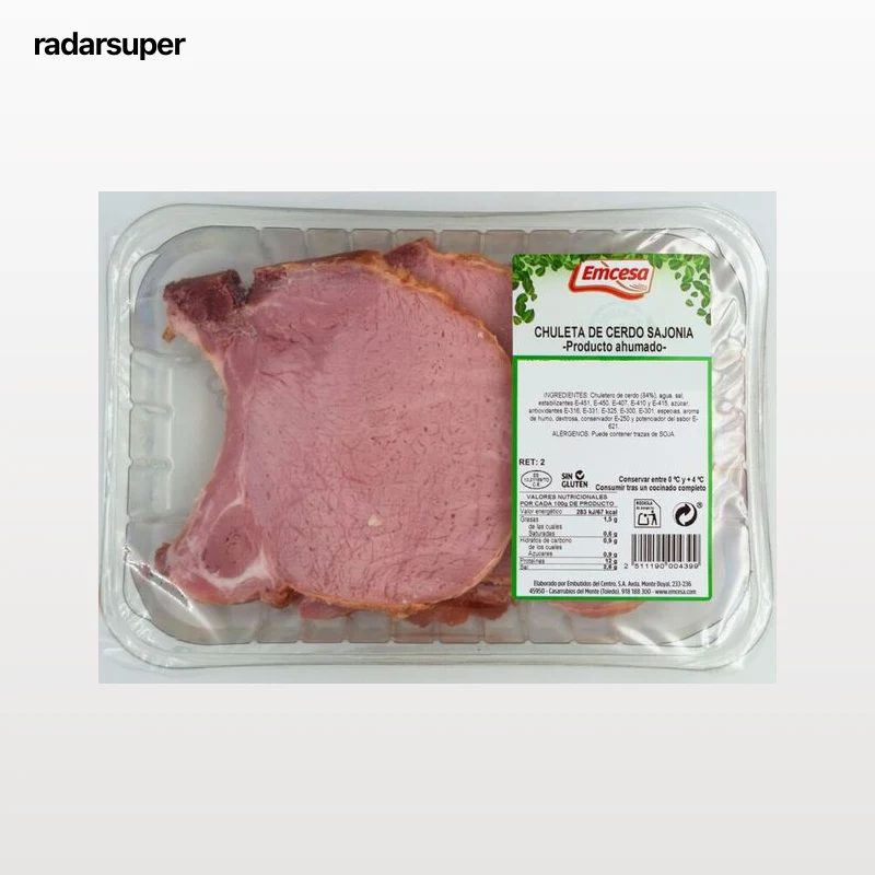 Chuleta de sajonia Emcesa 400g aproximadamente