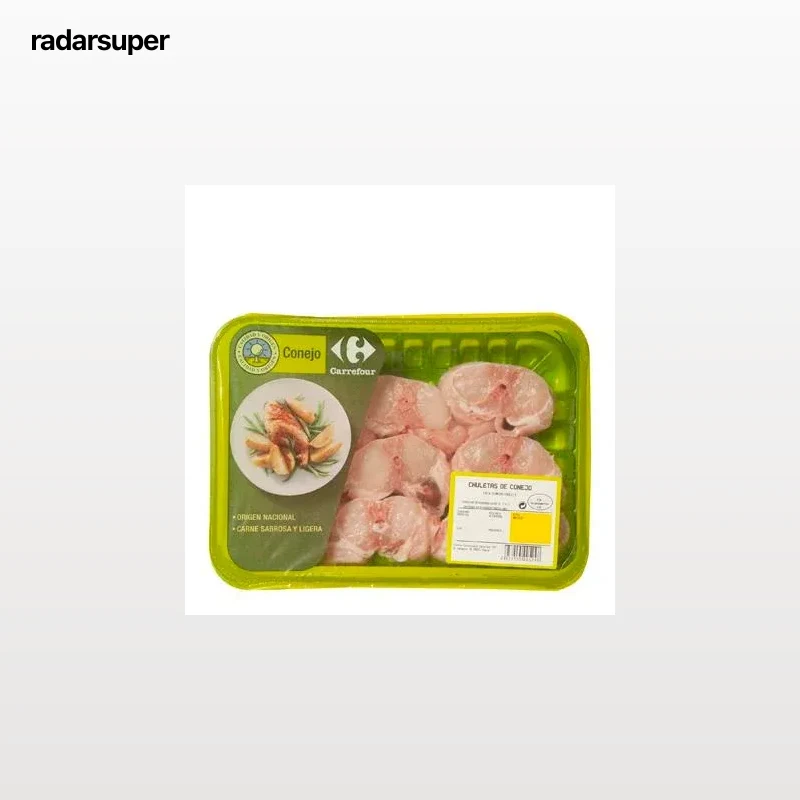 Chuletas de conejo Círculo de Calidad 500 g aprox