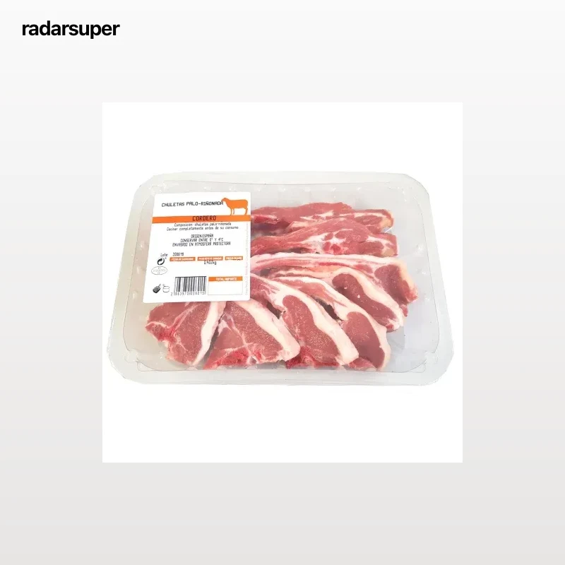 Chuletas de cordero de palo y riñonada 600 g aprox