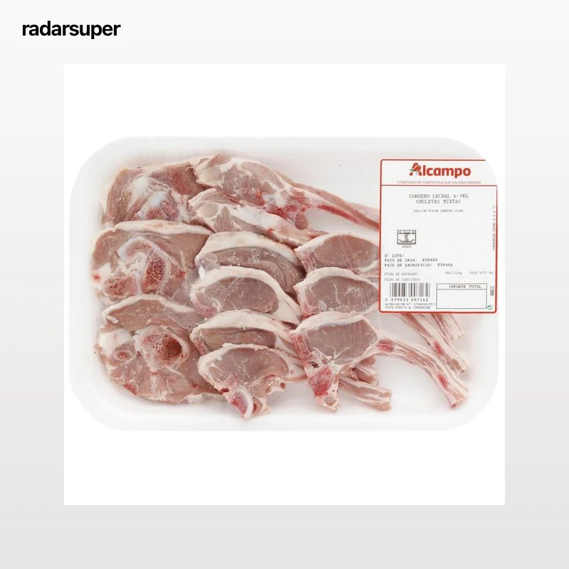 Chuletas mixtas de cordero lechal