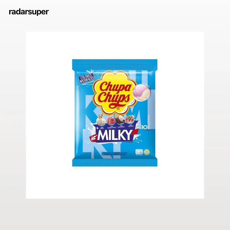 CHUPAS CHUPA CHUPS MILKY 10UN 120G