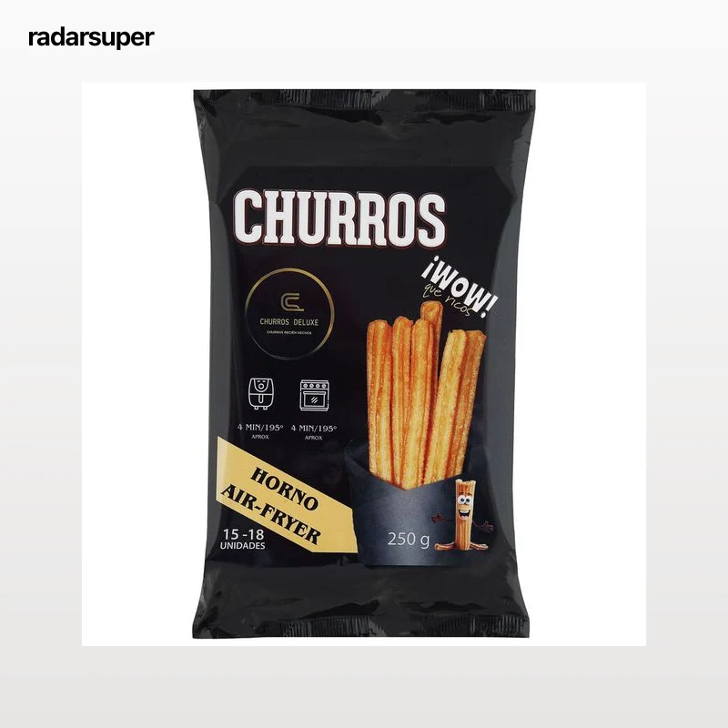 Churros deluxe para air fryer y horno con 250g