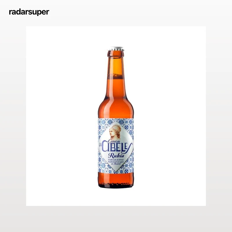 LA CIBELES Cerveza rubia botella 33 cl