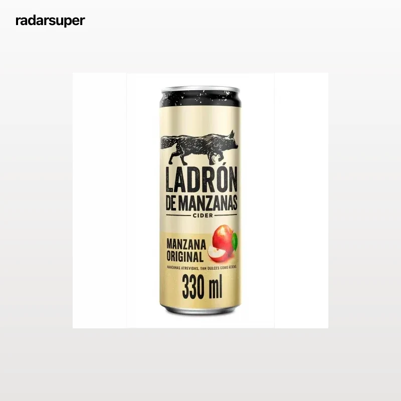 Cider Ladrón de manzanas lata 33 cl.