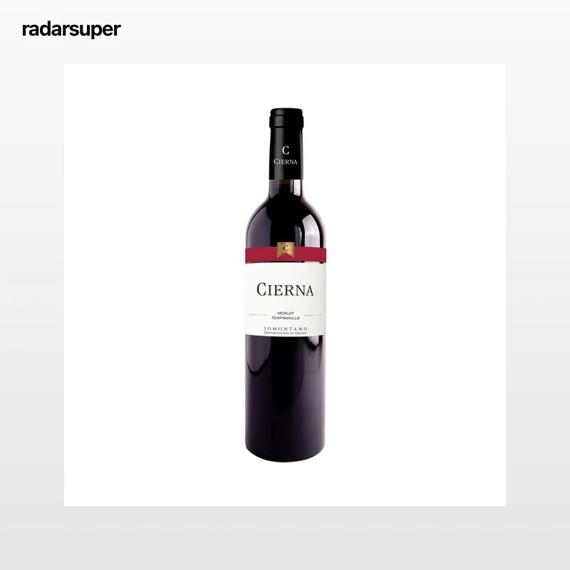 CIERNA  Vino tinto con D.O. Somontano CIERNA botella de 75 cl.