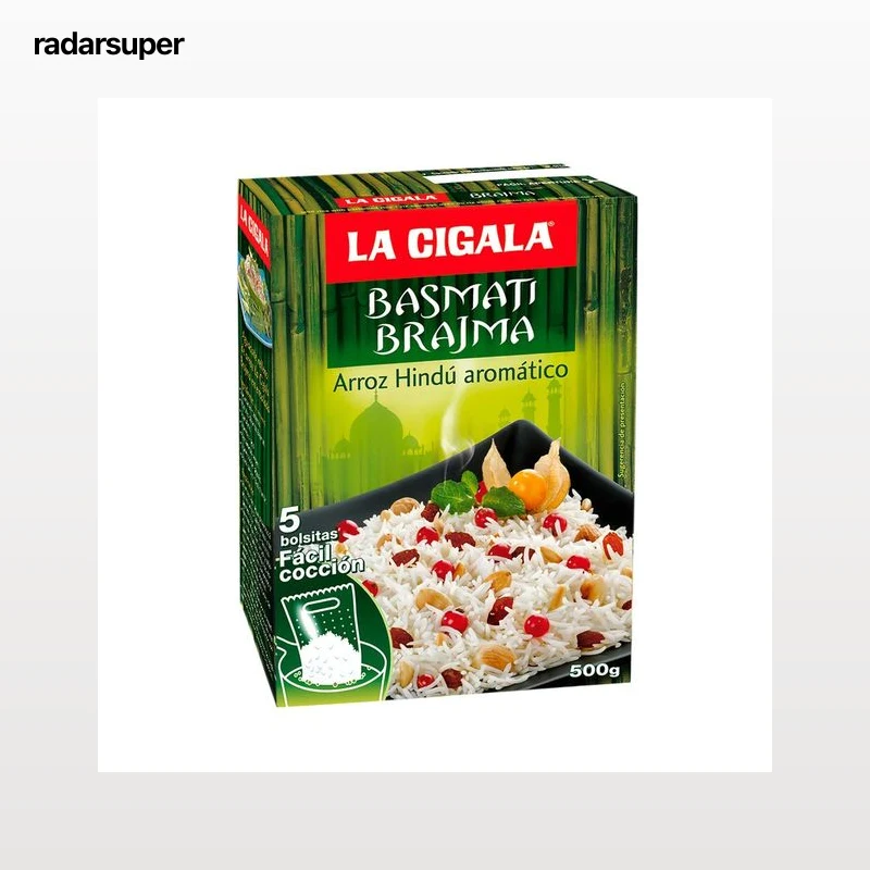 LA CIGALA Arroz basmati paquete de 500 g.