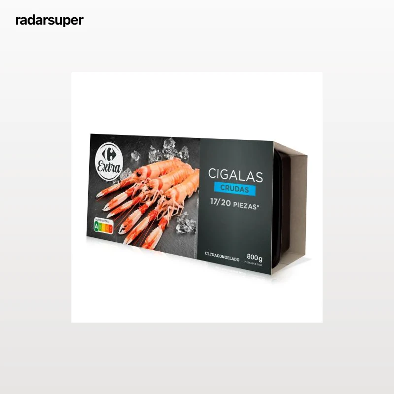 Cigala cruda congelada Carrefour Extra 800 g