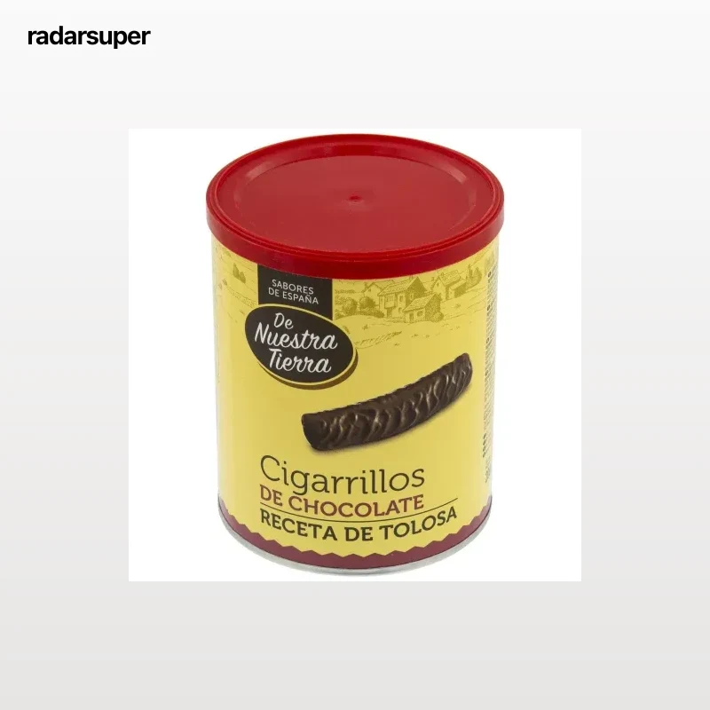 Cigarrillos de Tolosa de chocolate De Nuestra Tierra 200 g.
