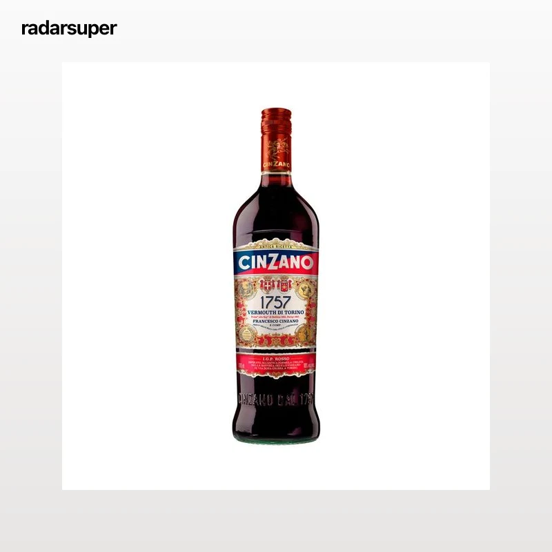 CINZANO 1757 Vermouth rosso (rojo) elaborado en Torino botella 1 l.