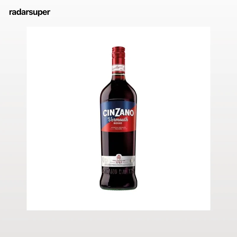 CINZANO Vermouth rojo receta tradicional italiana botella 1 l.