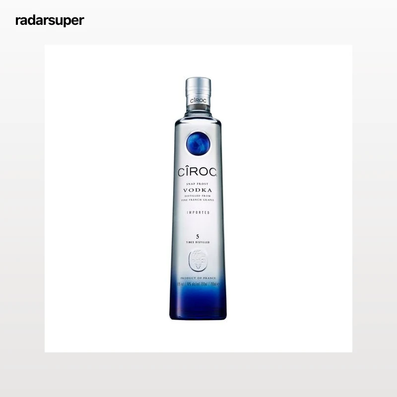 CÎROC Vodka blanco premium francés con 5 destilaciones botella de 70 cl.