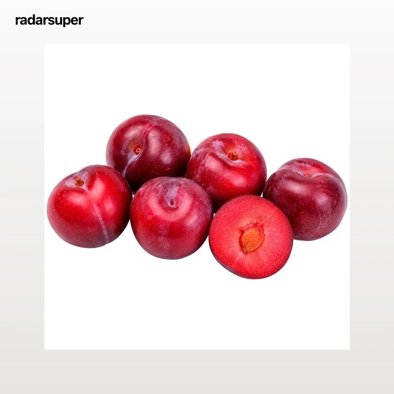 Ciruela roja al peso.