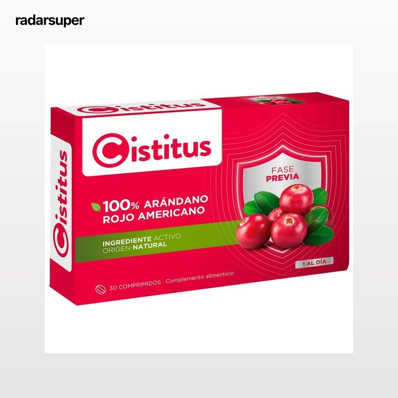 CISTITUS Complemento alimenticio a base de arándano rojo americano 30 uds.