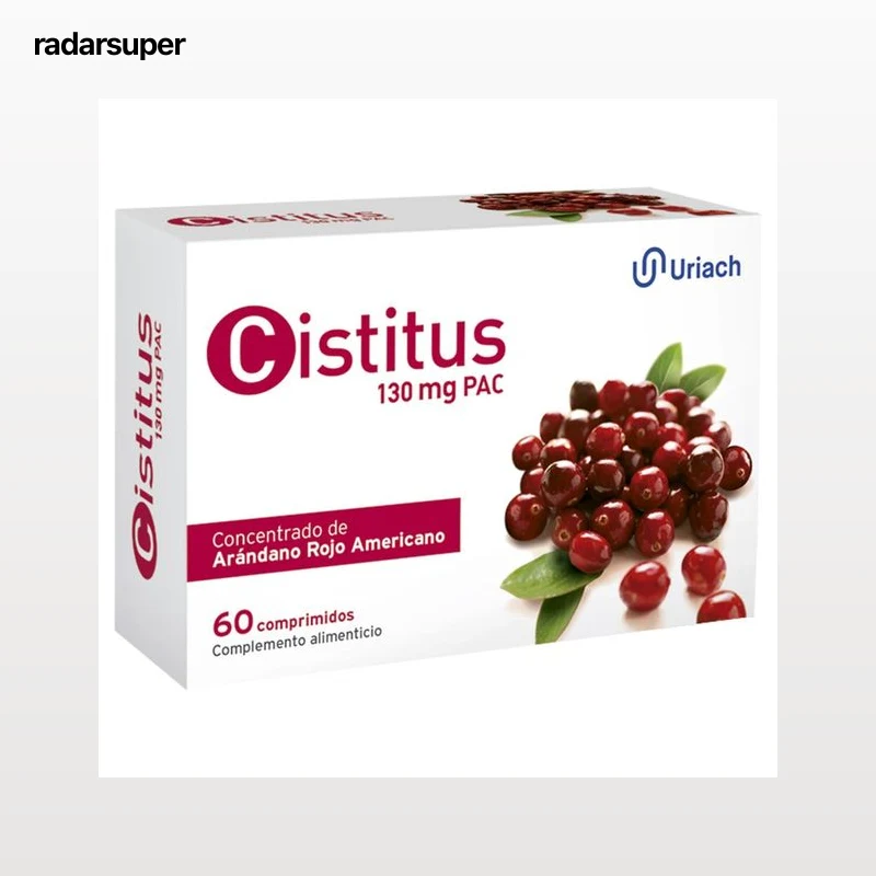 CISTITUS Complemento alimenticio a base de concentrado de árandano rojo CISTITUS 60 comprimidos.