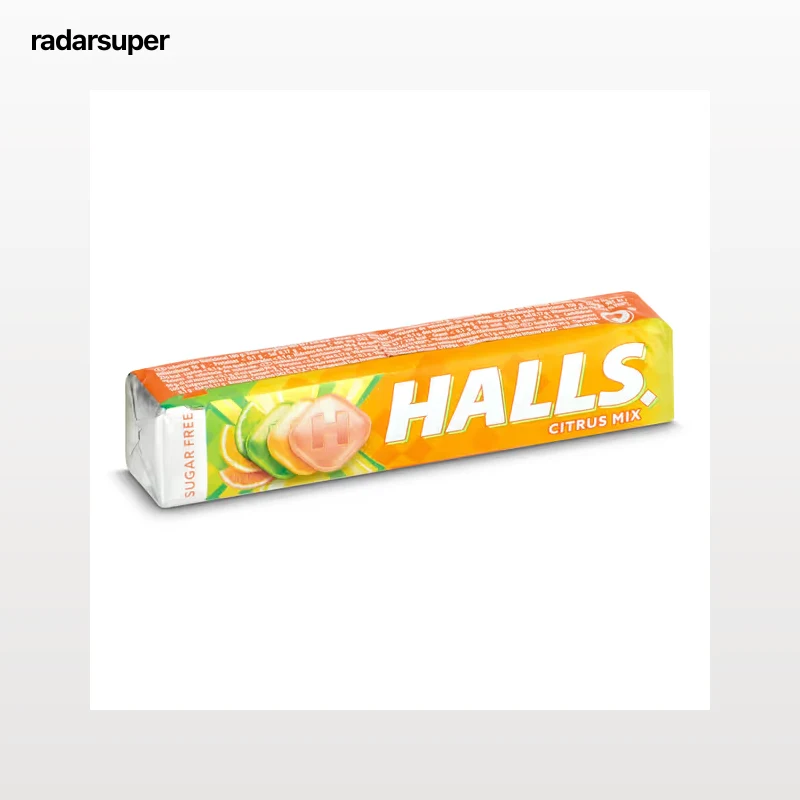 Halls cítricos mix sin azúcar 32 g