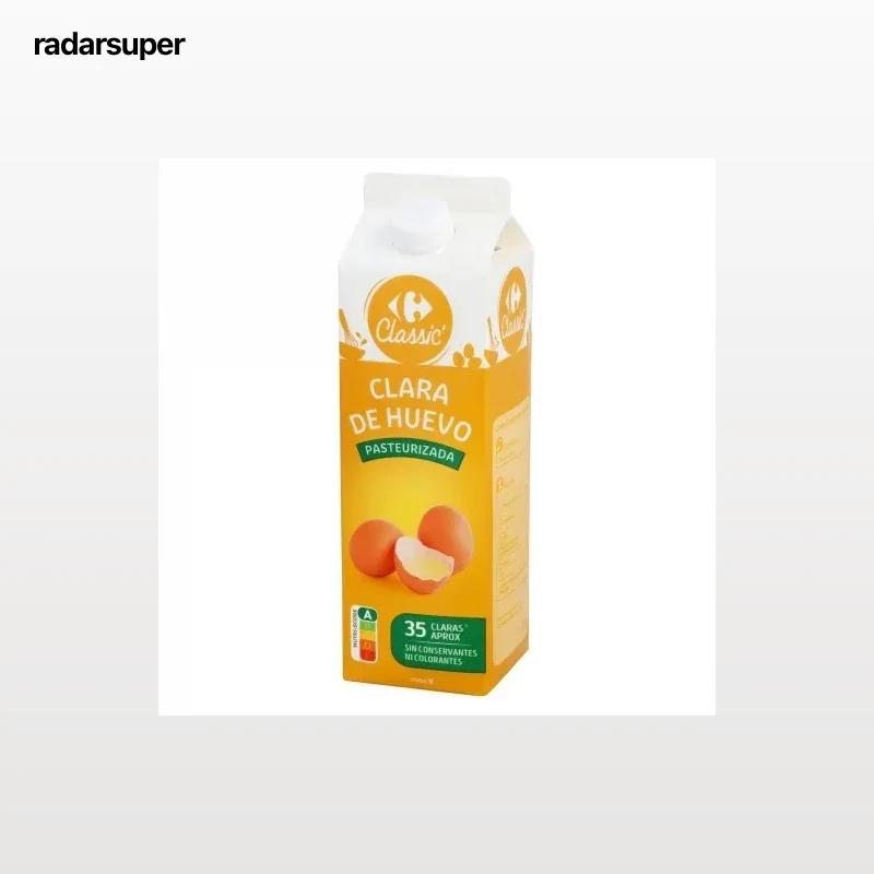 Clara de huevo pasteurizada Carrefour Classic' 1 l.