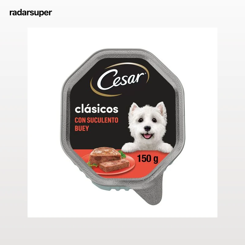Clásicos comida húmeda para perro con buey tarrina 150 g