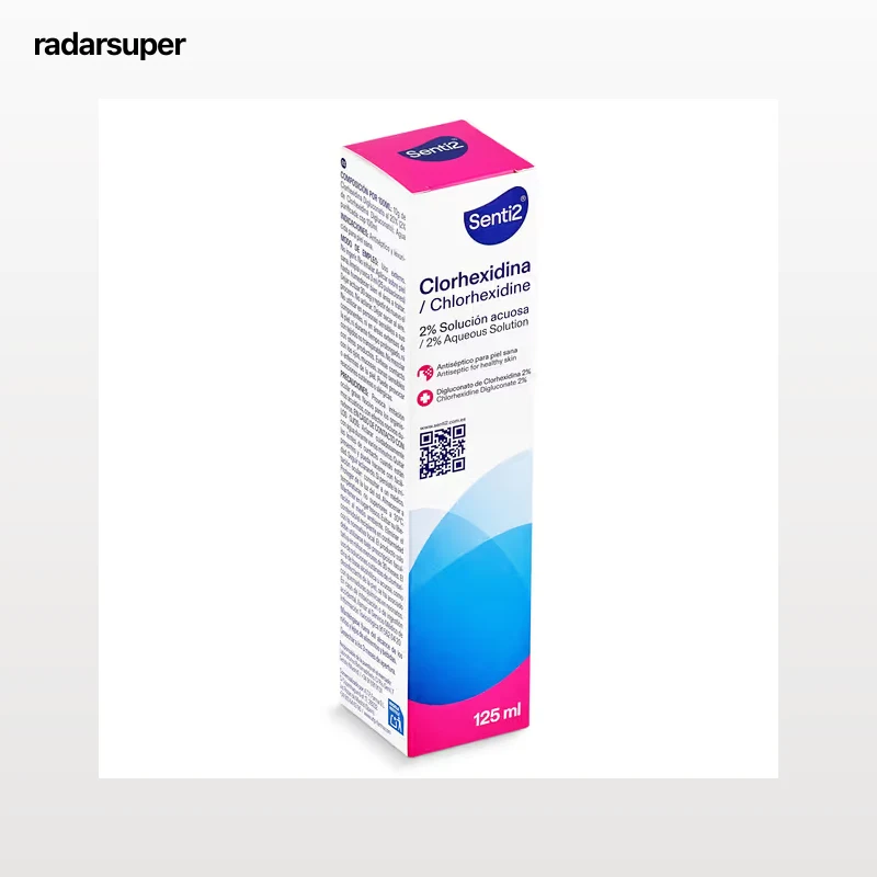 Clorhexidina 2% antiséptico para piel sana Senti2 125 ml
