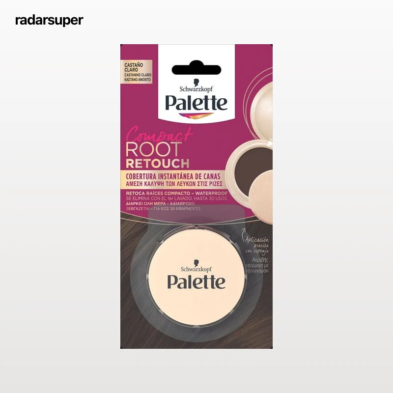 Cobertura Instantánea Canas Palette Castaño Claro