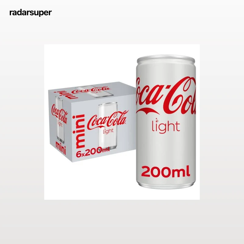 Coca Cola light mini pack 6 latas 20 cl.