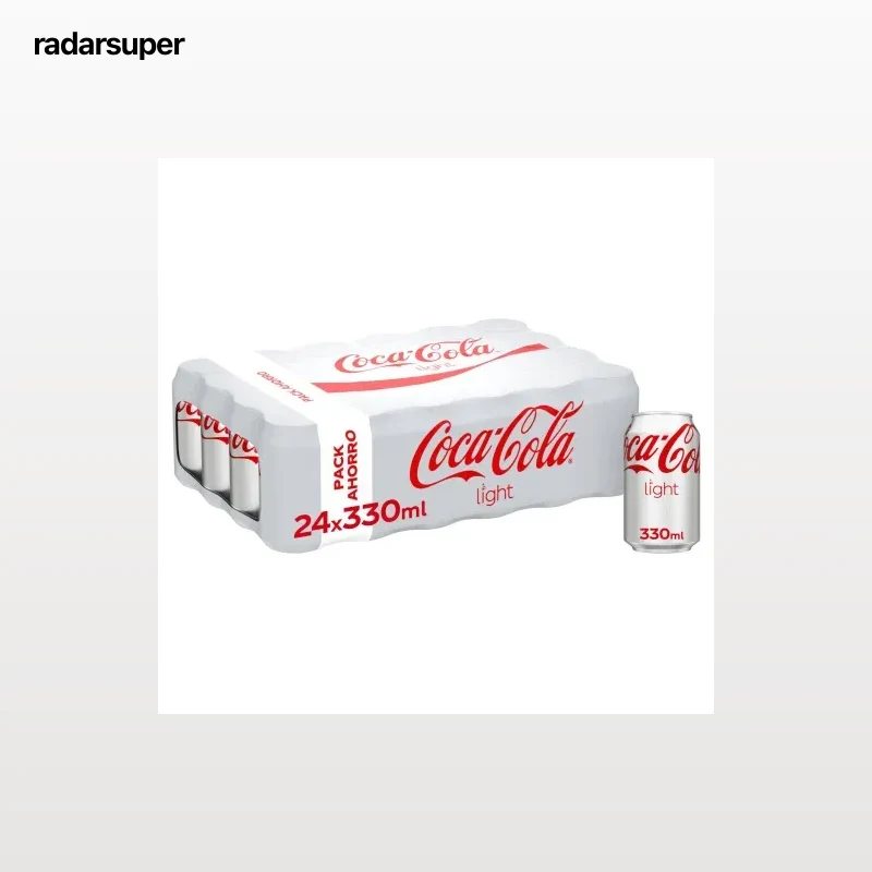 Coca Cola light pack 24 latas 33 cl.