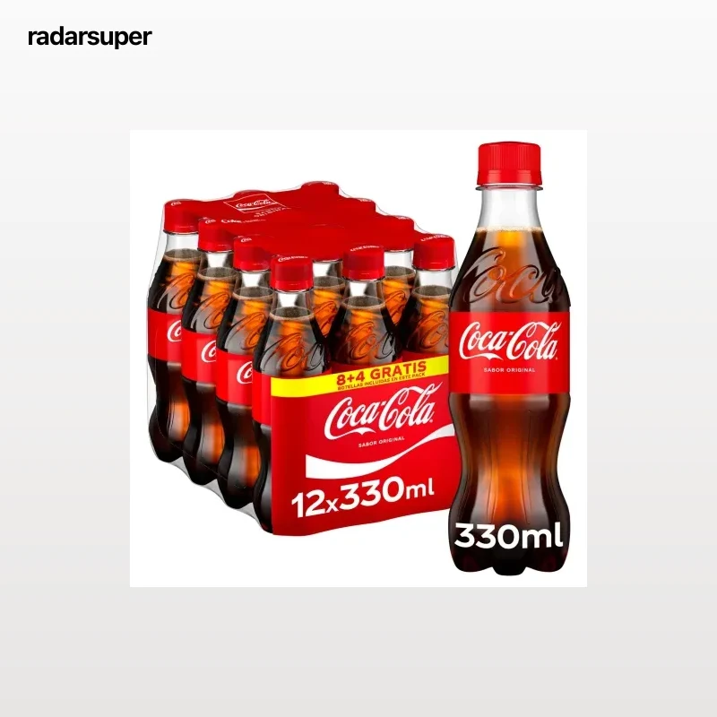 Coca cola original pack 8 botellas 33 cl.