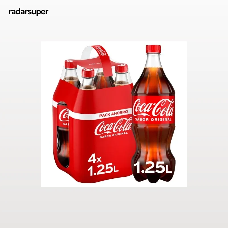 Coca Cola pack 4 botellas 1,25 l.
