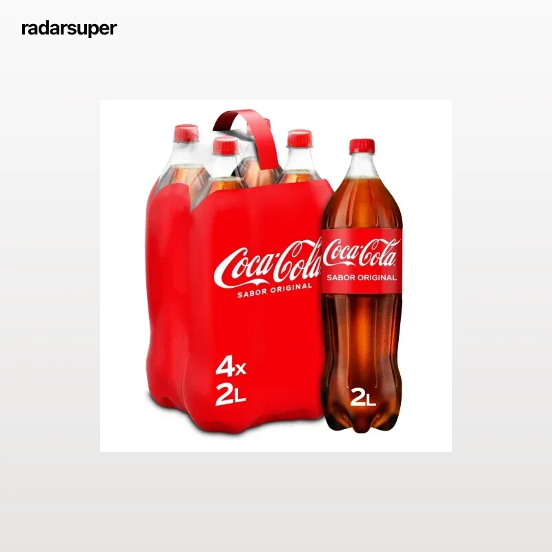 Coca Cola pack 4 botellas 2 l.