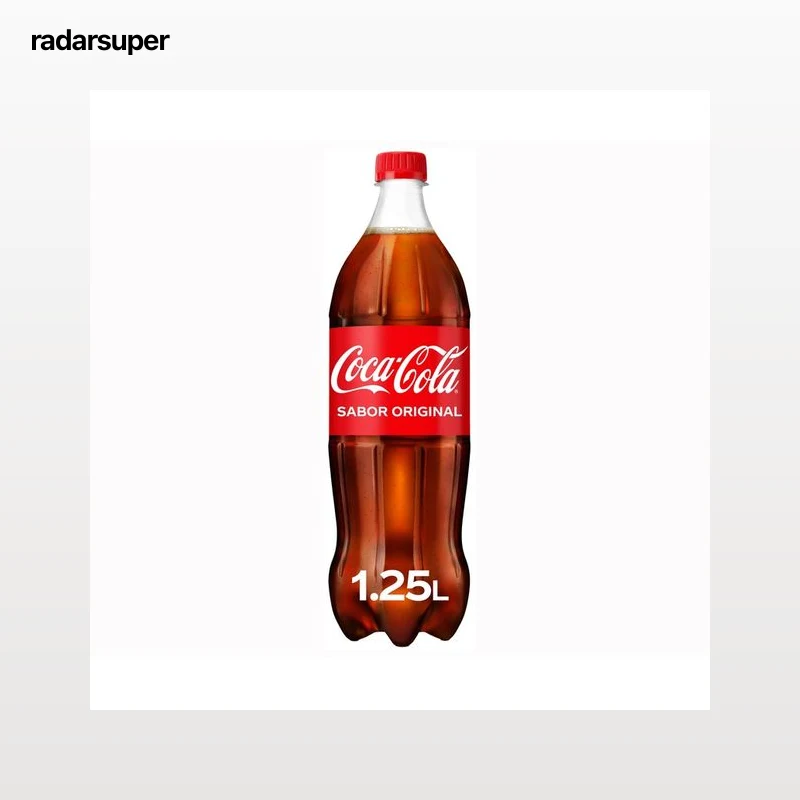 COCA COLA Refresco de cola sabor original botella 1,25 l.