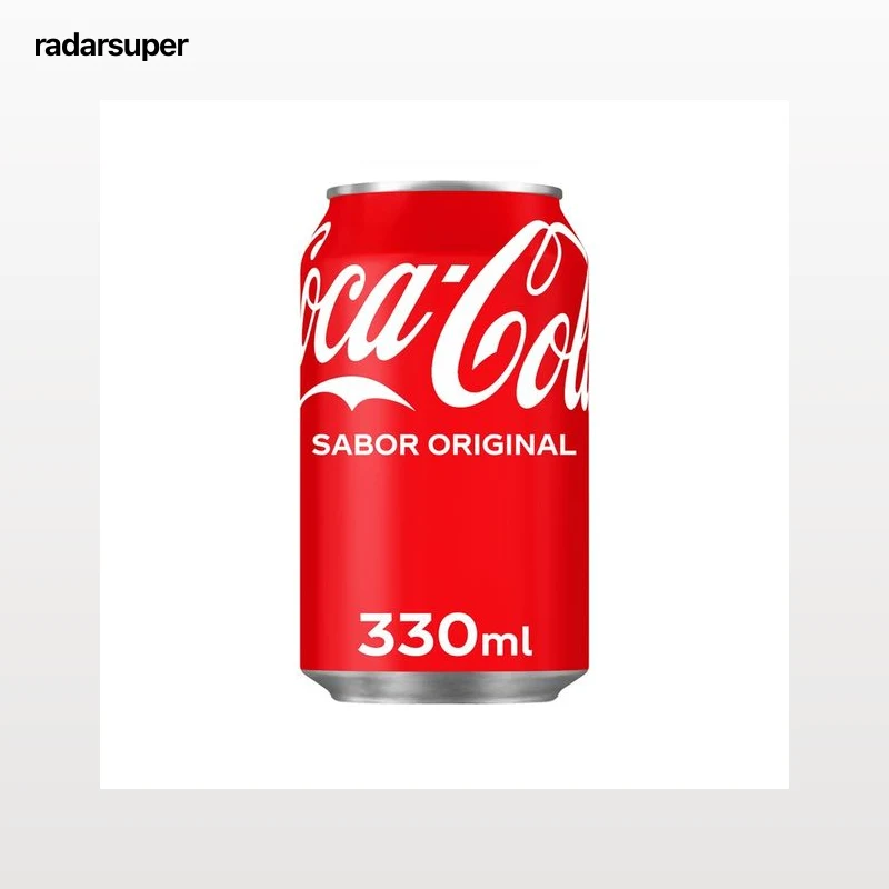 COCA COLA Refresco de cola sabor original lata de 330 ml.