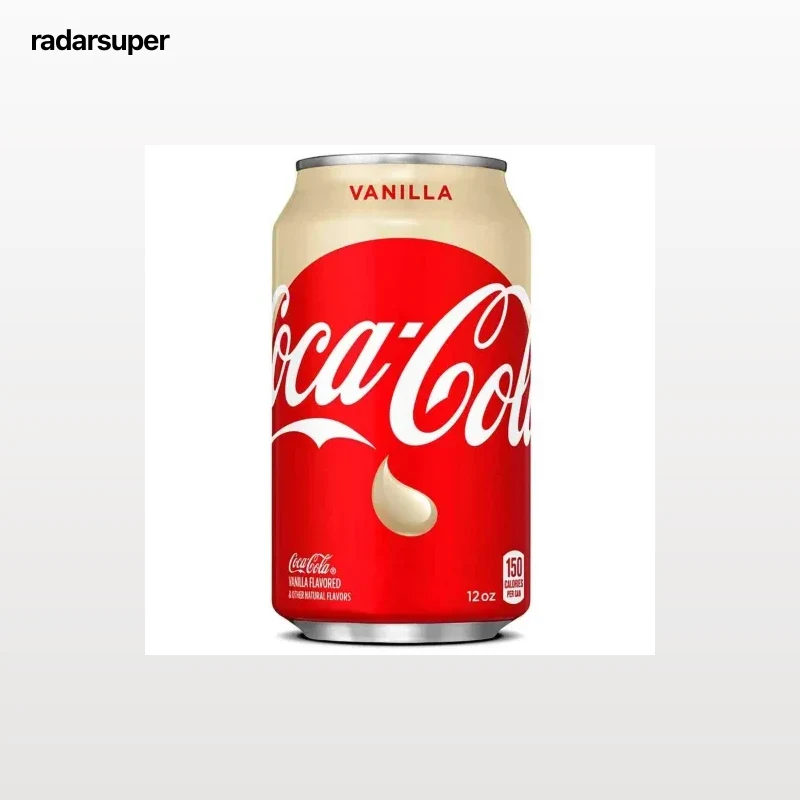 Coca Cola sabor vanilla lata 33 cl.