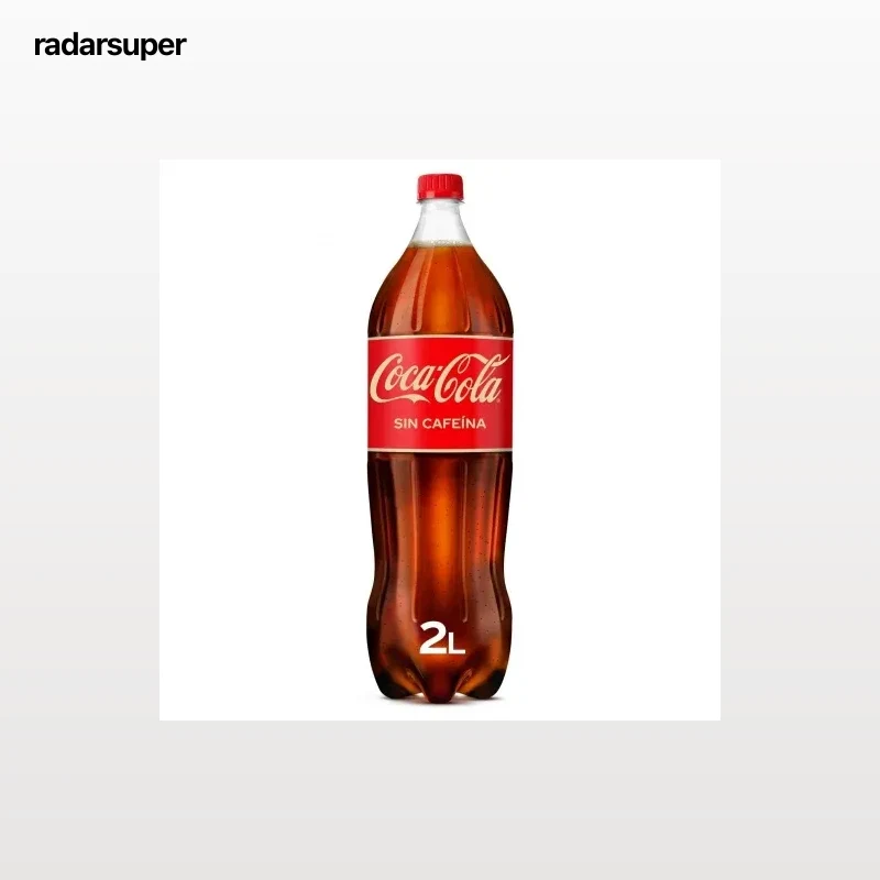Coca Cola sin cafeína botella 2 l.