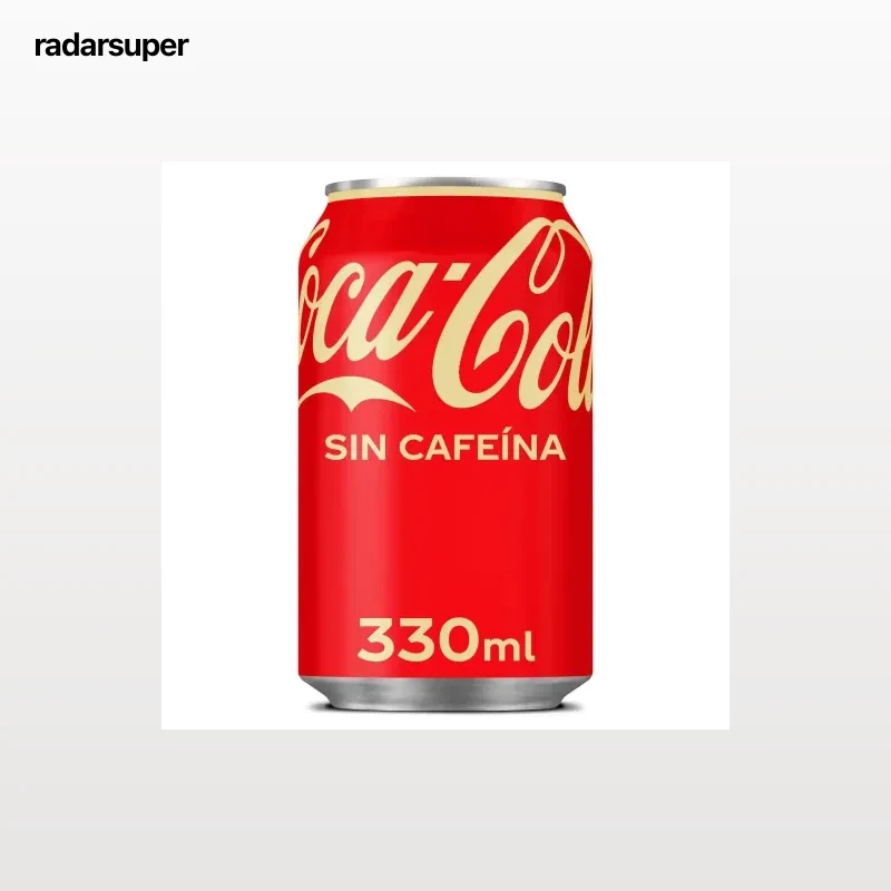 Coca Cola sin cafeína lata 33 cl.